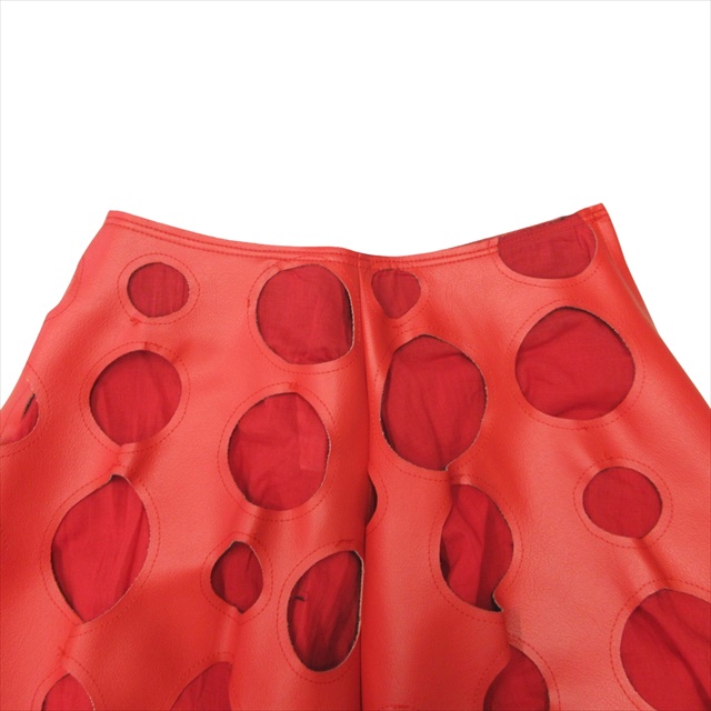 COMME des GARCONS(コムデギャルソン)フェイクレザースカートS COMME des GARCONS（レザー ・ ロングスカート）のフリマ