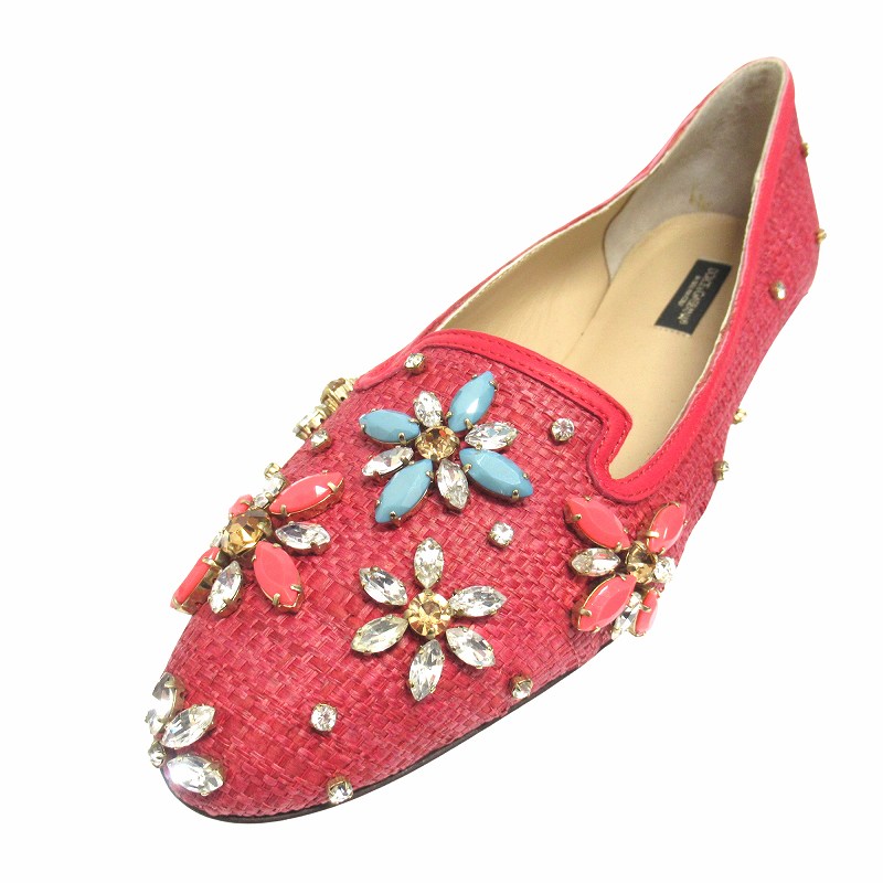 未使用品 ドルチェ&ガッバーナ ドルガバ DOLCE&GABBANA フラット  