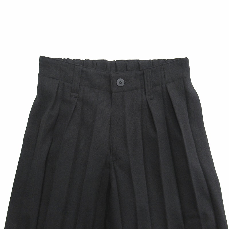 ISSEY MIYAKE アコーディオン プリーツ　パンツ Homme Plissé Issey Miyake Aerial プリーツ パンツ | ブラック