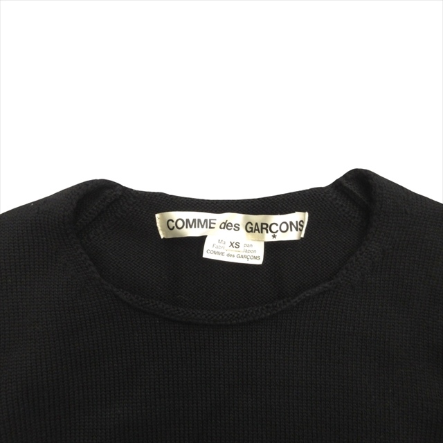 コムデギャルソン COMME des GARCONS セーター ブラック BLACK COMME des GARCONS ブラック コムデギャルソン 20AW ダブルV