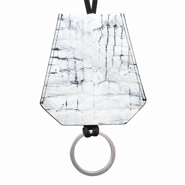 美品 メゾンマルジェラ Maison Margiela クロシェット キーリング