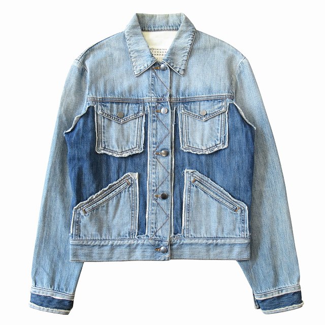 美品 18SS メゾンマルジェラ 1 Maison Margiela 1 デコルティケ デニム 