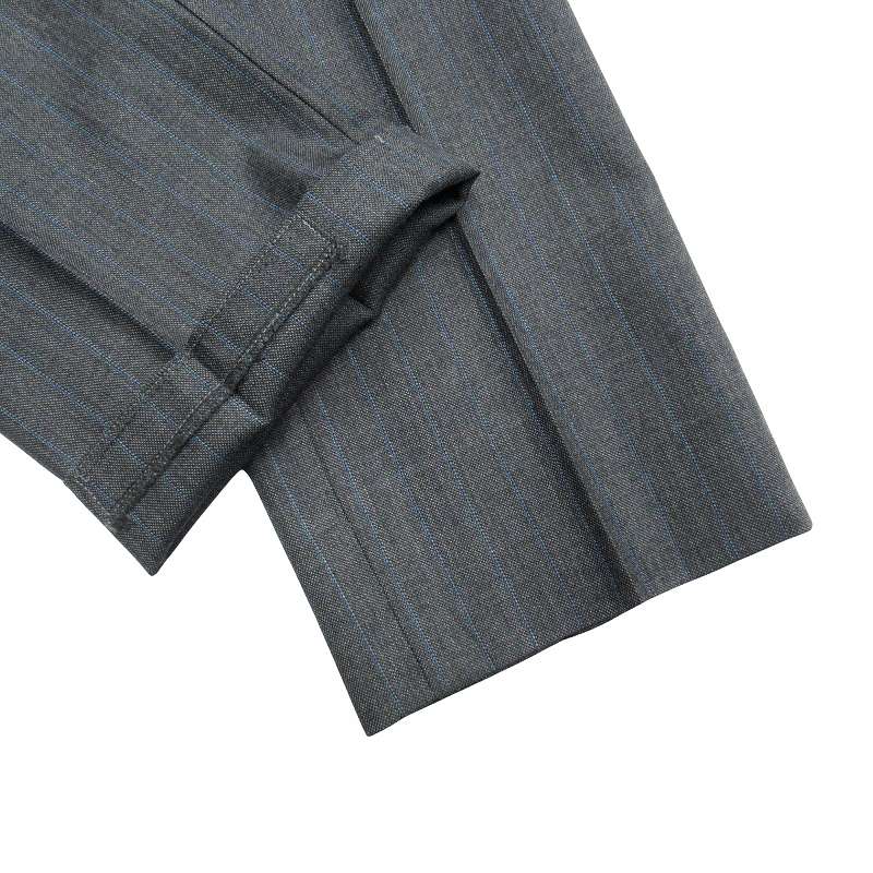 COMME des GARÇONS HOMME ウールストライプスラックス SS 美品 08aw コムデギャルソンオム COMME des GARCONS HOMME ブルーピン