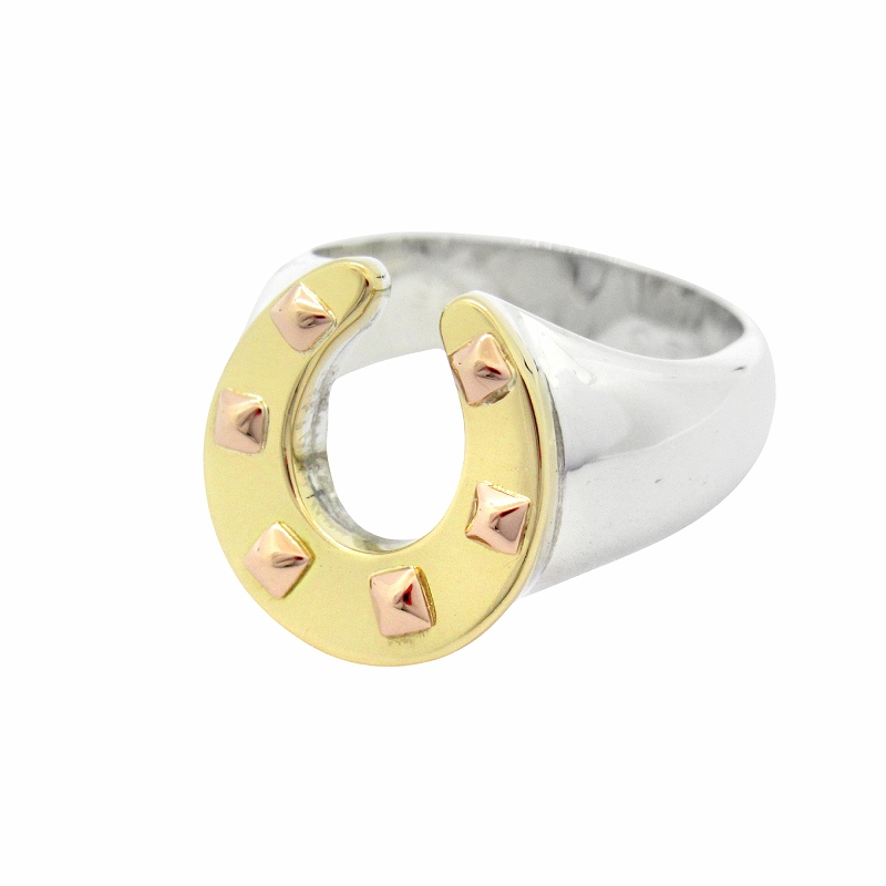 新品仕上げ済 極美品 エルメス vintage HERMES ホースシュー リング