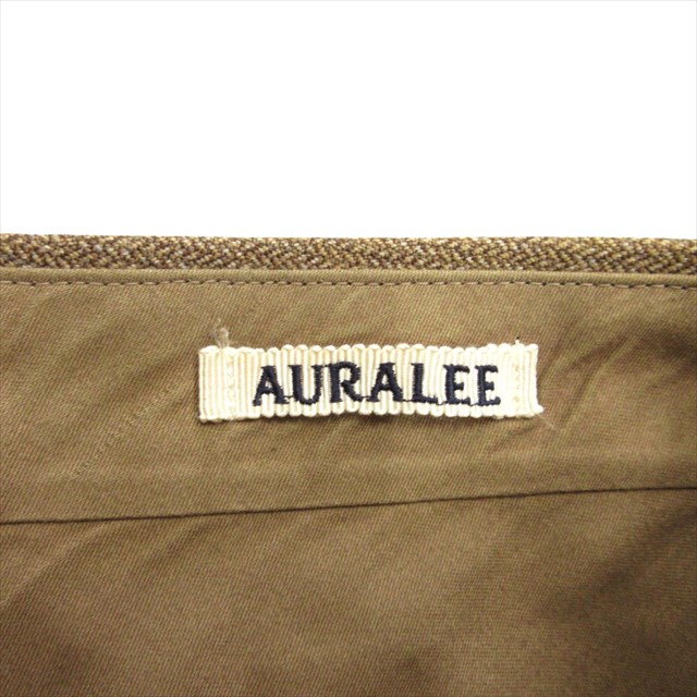 美品 23aw オーラリー AURALEE ブルーフェイスウール ドビー
