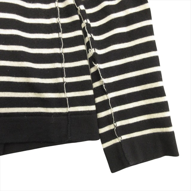 マルニ　marni クルーネック　ボーダー　ウール　ニット　セーター　メンズ マルニボーダーウールニットセータークルーネックメンズ44