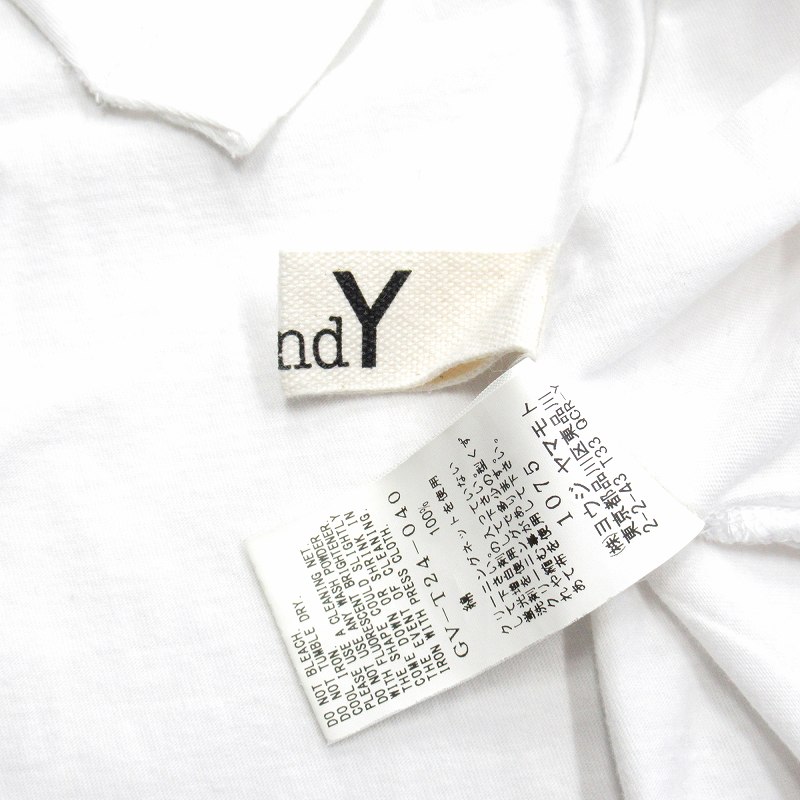 良品 グラウンドワイ ヨウジヤマモト GroundY Yohji Yamamoto ロゴ