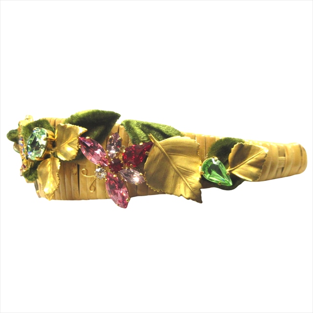 ドルチェ&ガッバーナ ドルガバ DOLCE&GABBANA ビジュー ラタン