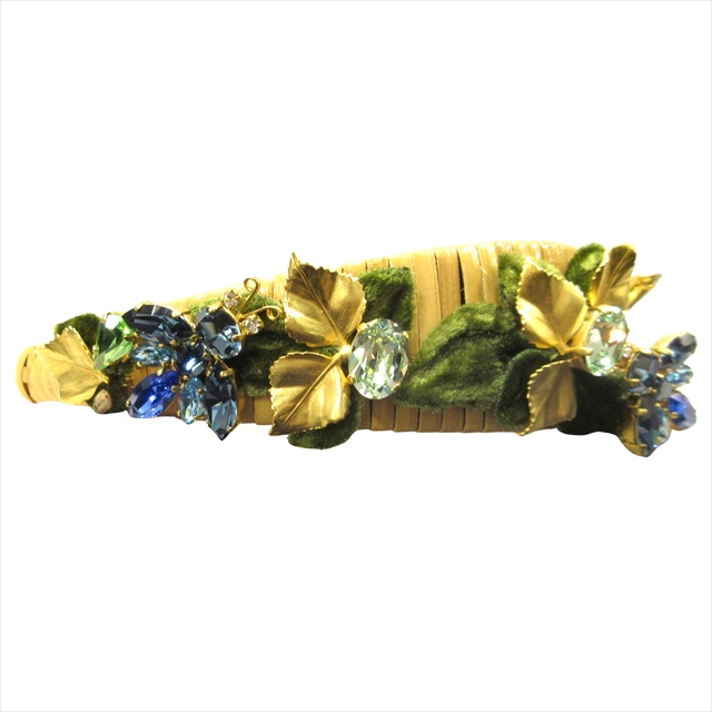 ドルチェ&ガッバーナ ドルガバ DOLCE&GABBANA ビジュー ラタン