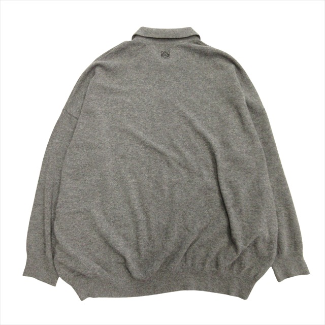 LOEWE エンブロイダリー長袖ポロシャツ LOEWE エンブロイダリー長袖