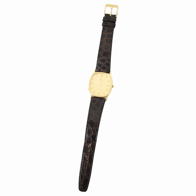 OMEGA De Ville クォーツ ゴールド　vintage OMEGA オメガ DE VILLE デビル ラウンド ウォッチ 腕時計