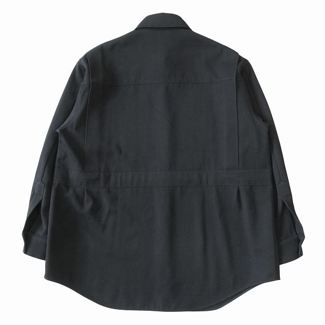 JIL SANDER ギャバジンシャツジャケット 美品 ジルサンダー JIL SANDER ウールギャバ シャツ ジャケット