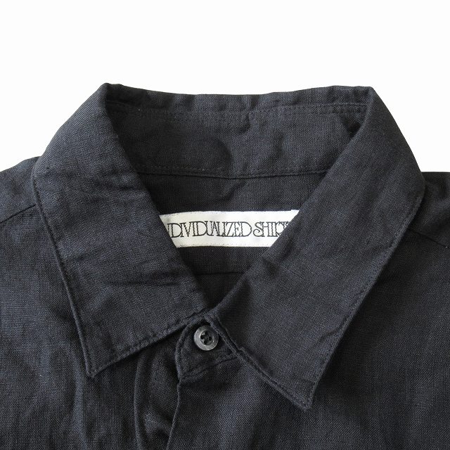 BRIEFING ブラック長袖シャツ　美品 FREEZE TECH WORK LINE 冷感シャツ長袖クルーネック Black LIDEF