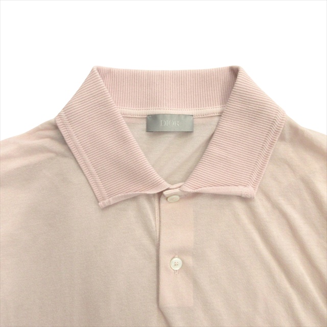 未使用品 22aw ディオール Dior シアー ロング ポロシャツ カットソー