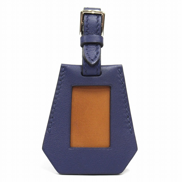極美品 エルメス HERMES ヴォー・スイフト レザー ネームタグ
