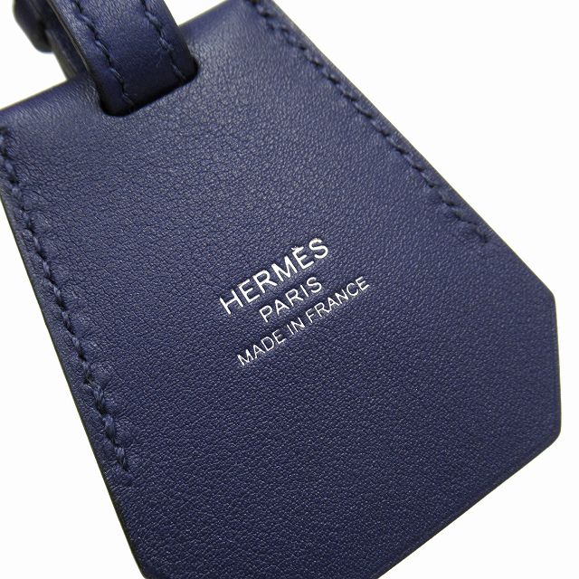 極美品 エルメス HERMES ヴォー・スイフト レザー ネームタグ