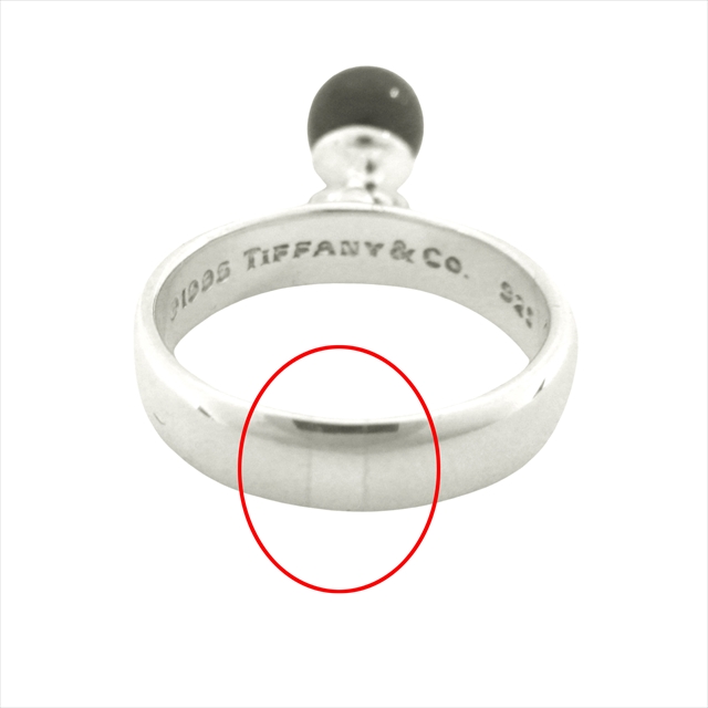 新品仕上げ済 極美品 ティファニー TIFFANY & CO. オニキス ボール 