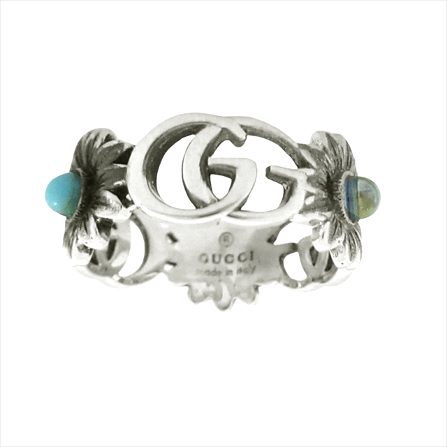 GUCCI グッチ マザーオブパール ブレスレット ブルー 美品 GUCCI グッチ ダブルG マザーオブパール ブレスレット 527393