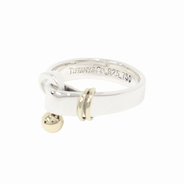 ティファニー コンビ フック＆アイ バングル 925 750 シルバー ゴールド TIFFANY ティファニー フック&アイ バングル 925/750 コンビ