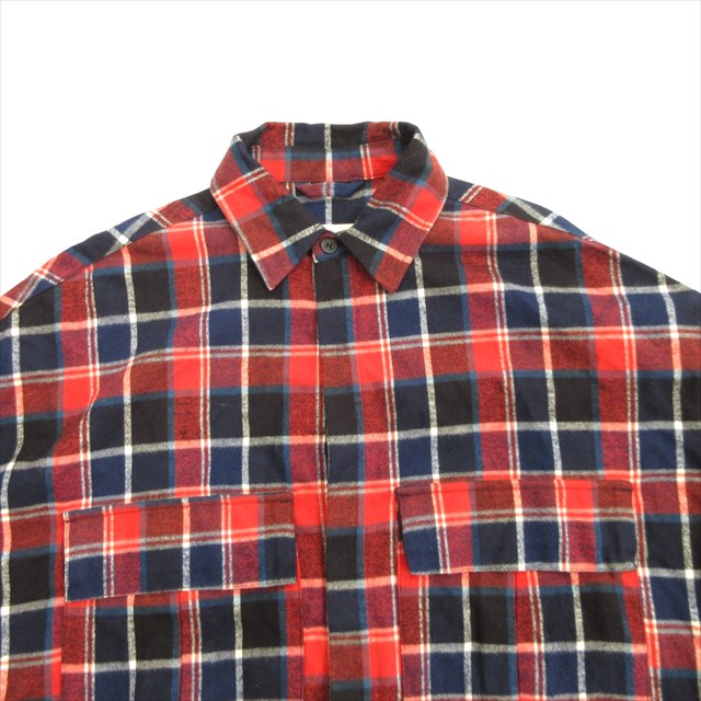 美品 フィアオブゴッド Fear of God オーバーサイズ チェック 