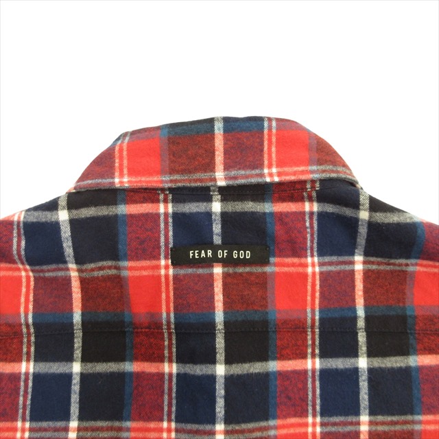 美品 フィアオブゴッド Fear of God オーバーサイズ チェック 