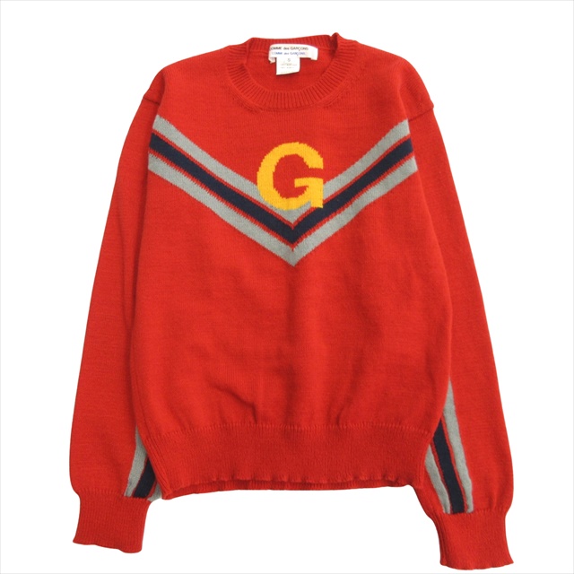 10aw コムコム コムデギャルソン COMME des GARCONS Gロゴ ニット 