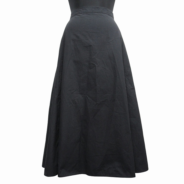 美品 ザロウ THE ROW イージー ギャザー ロング フレア スカート 8024