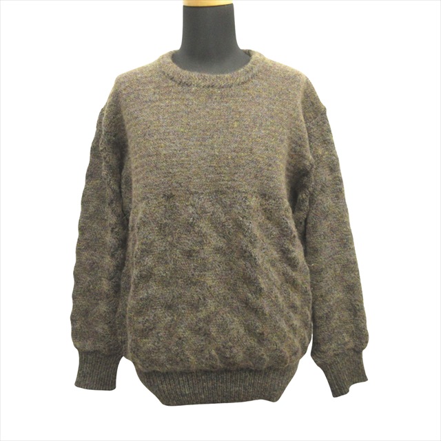 美品 イッセイミヤケ ISSEY MIYAKE 70's メランジ ニット セーター