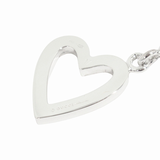 GUCCI sv925 ボールチェーン トグルハートブレスレット