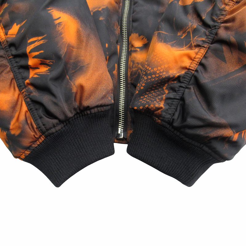 美品 22aw プラダ PRADA トライアングルロゴ Re-Nylon 転写 ボンバー