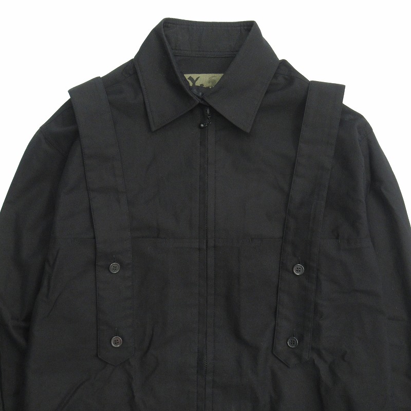 美品！Y's(ワイズ)ブラックデザインジャケット 美品！Y's(ワイズ)ブラックデザインジャケット 楽天市場】y's ワイズ