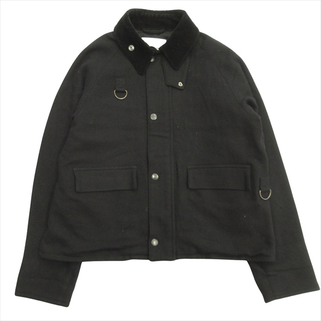 ＜Barbour＞ブラックウール\"SPEY\" サイズ34 マラリウス Barbour＞ブラックウール
