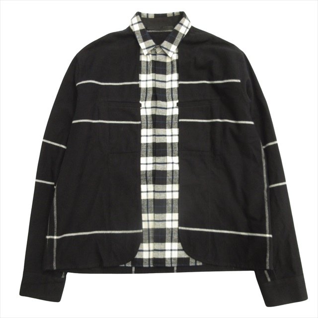 19aw ハイダーアッカーマン Haider Ackermann チェック レイヤード  