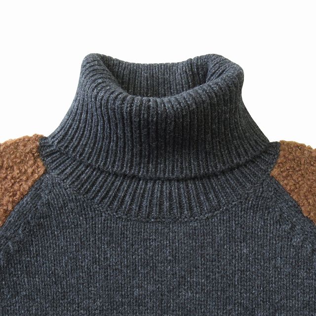 極美品 20AW エルメス HERMES カシミヤ アルパカ タートルネック