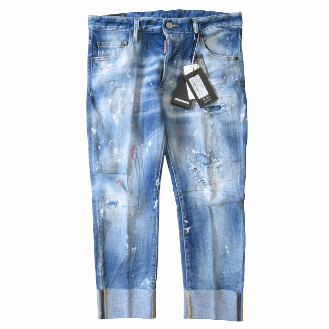 未使用品 23SS ディースクエアード DSQUARED2 デニム スリム 
