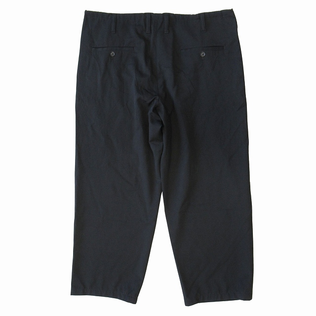 18ss】ボールファスナー付裾マッキンパンツ yohjiyamamoto YOHJI