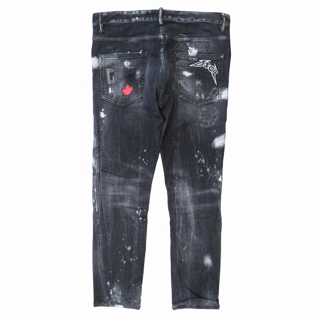 極美品 21AW ディースクエアード DSQUARED2 スケーター ジーンズ 