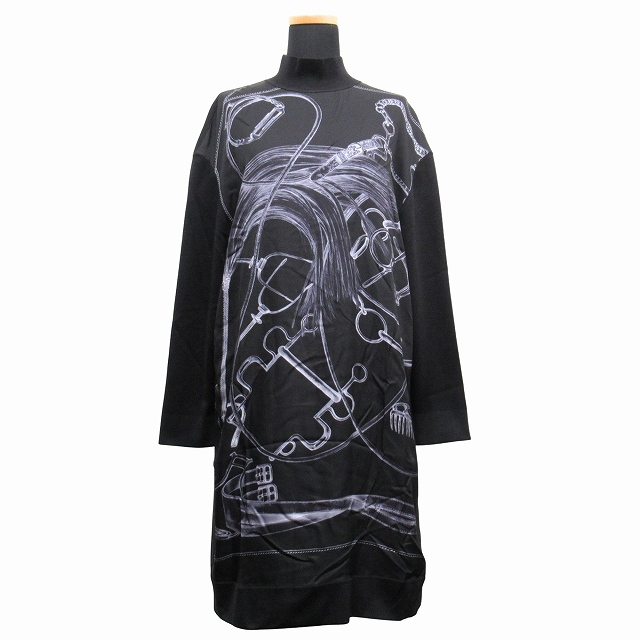 美品　エルメス　カットソー 長袖　アルファベット柄 長袖チュニック マルジェラ期 エルメス 長袖カットソー チュニック 美品 エルメス カットソー 長袖