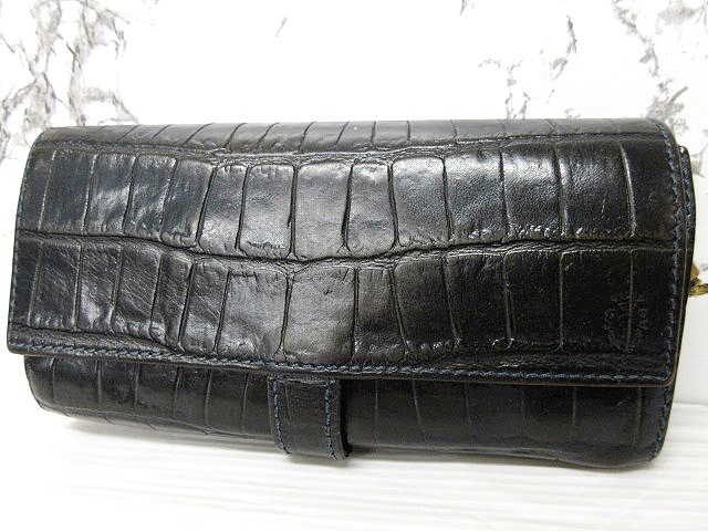 Felisi フェリージコロコロ3005クロコ型押しレザー