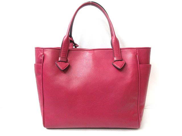 LOEWE ロエベヘリテージ レザートート ピンク