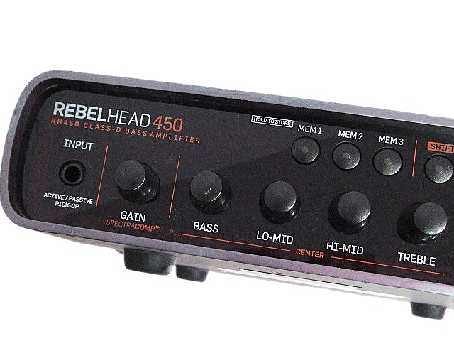 tc electronic REBELHEAD 450 伸びる ベースアンプ