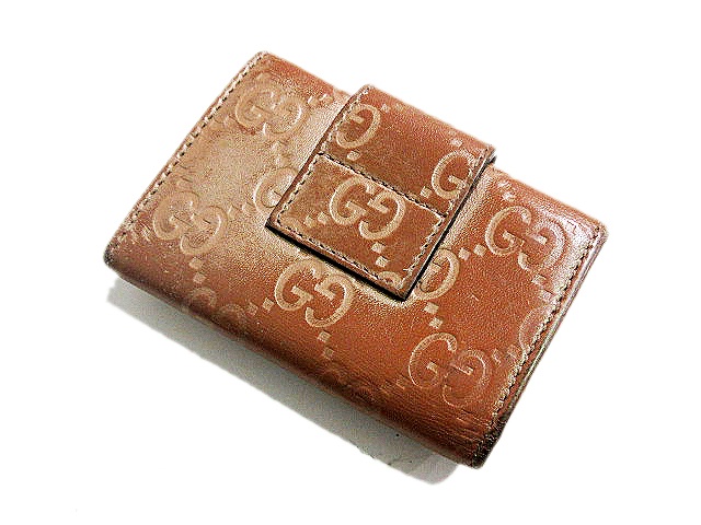 グッチ GUCCI GGパターン キーケース ピンクブラウンベージュ