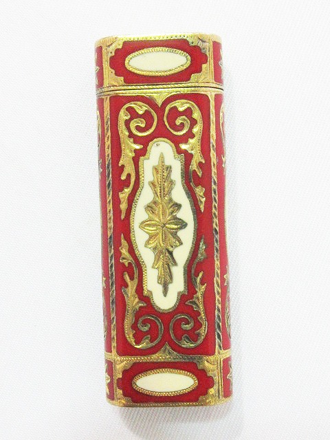 美品 Roy King ロイキング 18K 刻印 オーバル型 取りまわせ ローラー式  