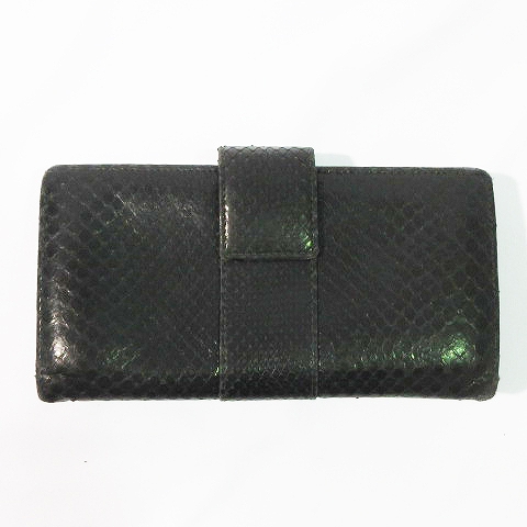 GUCCI ヘビ革 二つ折り財布 イタリア製