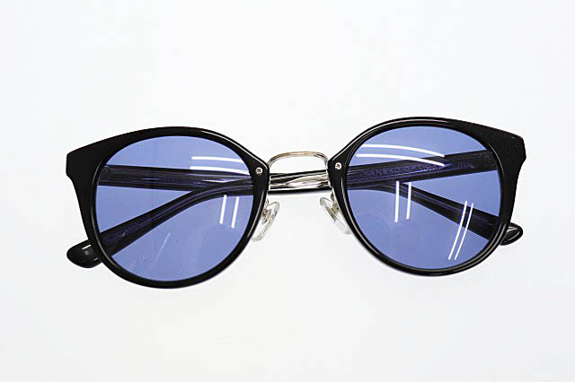 ノンネイティブ Nonnative 金子眼鏡 Kaneko Optical ウェリントン ブルー レンズ サングラス黒ブラック ブランド古着ベクトル 中古 0060 メンズ 034 ベクトルパーク