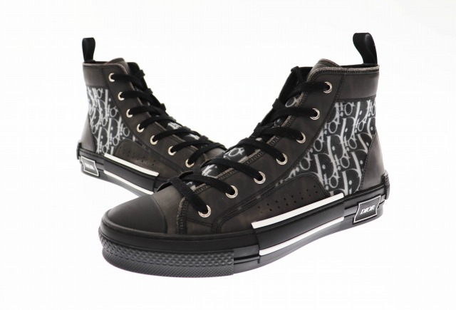 ディオールオム Dior Homme 19ss B23 Ht Oblique テクニカルファブリック ハイカットスニーカー 42 ブラック ブランド古着ベクトル 中古 0104 0460 メンズ 034 ベクトルパーク