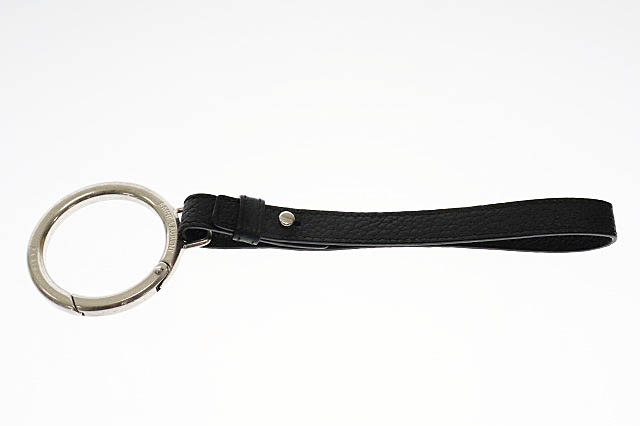 サンローラン パリ Saint Laurent Paris Logo Engraved Keyring キーホルダー キーリング 黒 ブラック ブランド古着ベクトル 中古 0303 0070 メンズ 034 ベクトルパーク
