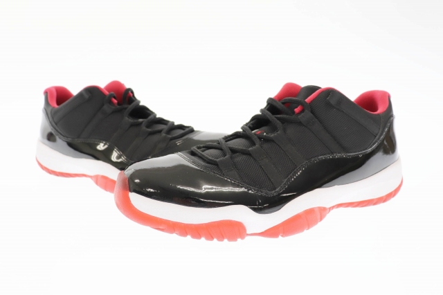 ナイキ Nike Air Jordan 11 Retro Low Bred エア ジョーダン レトロ ロー スニーカー ブレッド 5285 012 28 黒 赤 ブラック レッド ブランド古着ベクトル 中古 0728 00 メンズ 034 ベクトルパーク
