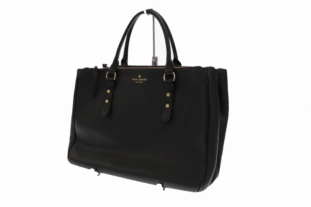 ケイトスペード Kate Spade 2awy レザー トート バッグ 黒 ブラック ブランド古着ベクトル 中古 0816 0015 レディース 034 ベクトルパーク