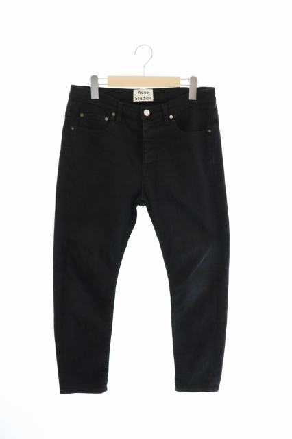アクネ ストゥディオズ Acne Studios Town Stay Cash タウン ステイ キャッシュ スリム デニム パンツ 31 黒 ブラック ブランド古着ベクトル 中古 10 0028 メンズ 034 ベクトルパーク